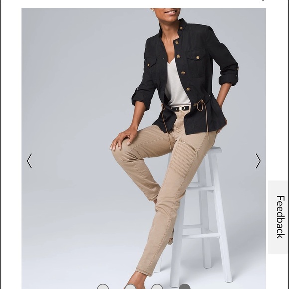 White House Black Market Jackets & Blazers - White House black market Petite Soft Utility Jacket- out of stock